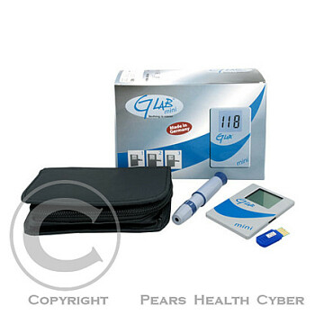 Sada Glukometru GLAB Mini (mmol/l) (Glukometry a cholesterolmetry) - Na cukr