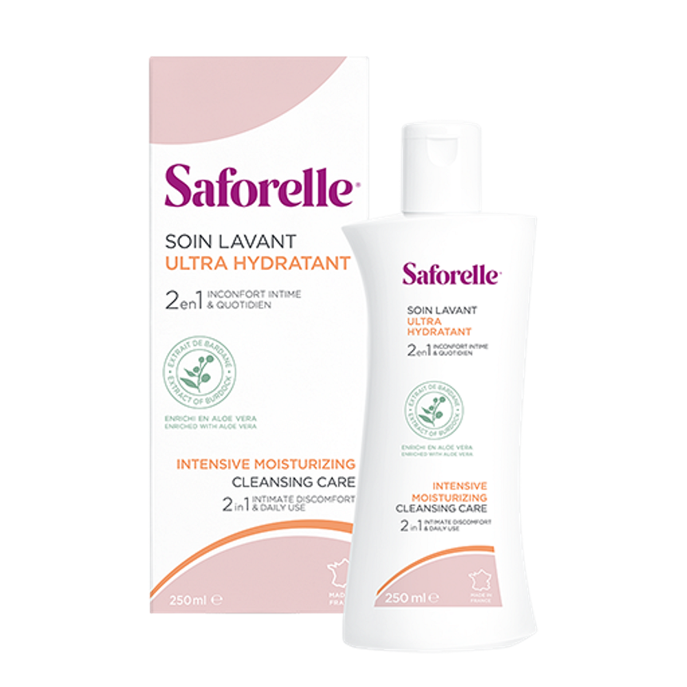 SAFORELLE ULTRA hydratační gel pro intimní hygienu 250 ml