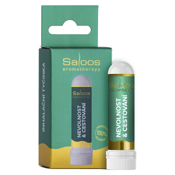 SALOOS Inhalační tyčinka Nevolnost & Cestování  1 kus (Inhalační tyčinky s esenciálními oleji)