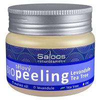 SALOOS Bio Tělový peeling Levandule & Tea Tree 140 ml