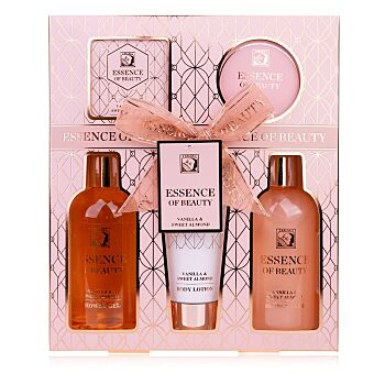 SALSA Koupelový set Essence of Beauty Dárkové balení 5 kusů (Kosmetické balíčky) - Hydratační, Čistící