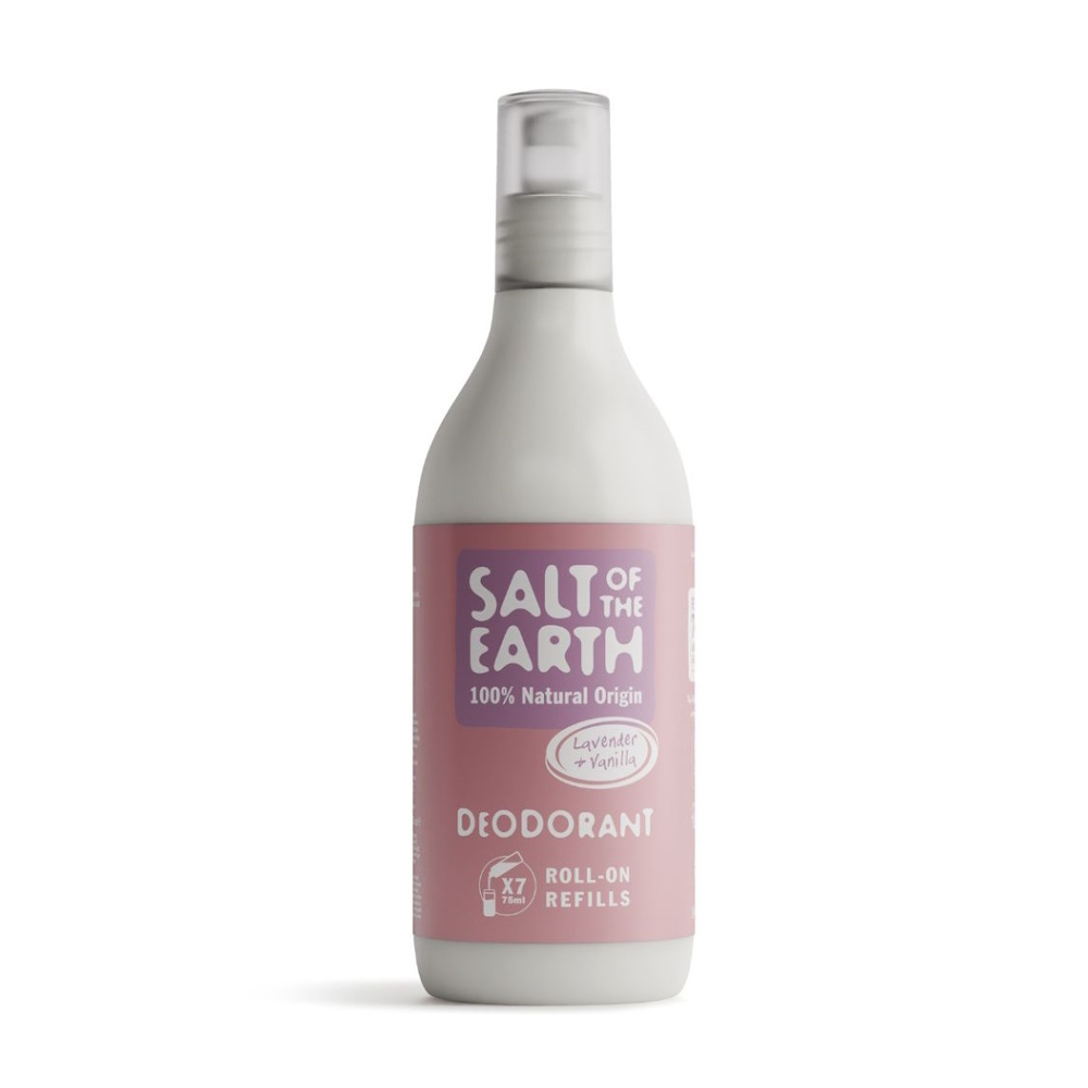 Levně SALT OF THE EARTH Náplň Přírodní deo roll-on Lavender & Vanilla 525 ml