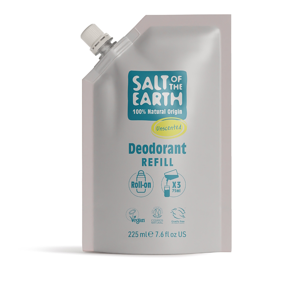 SALT OF THE EARTH Náplň přírodní deo roll-on bez vůně 225 ml