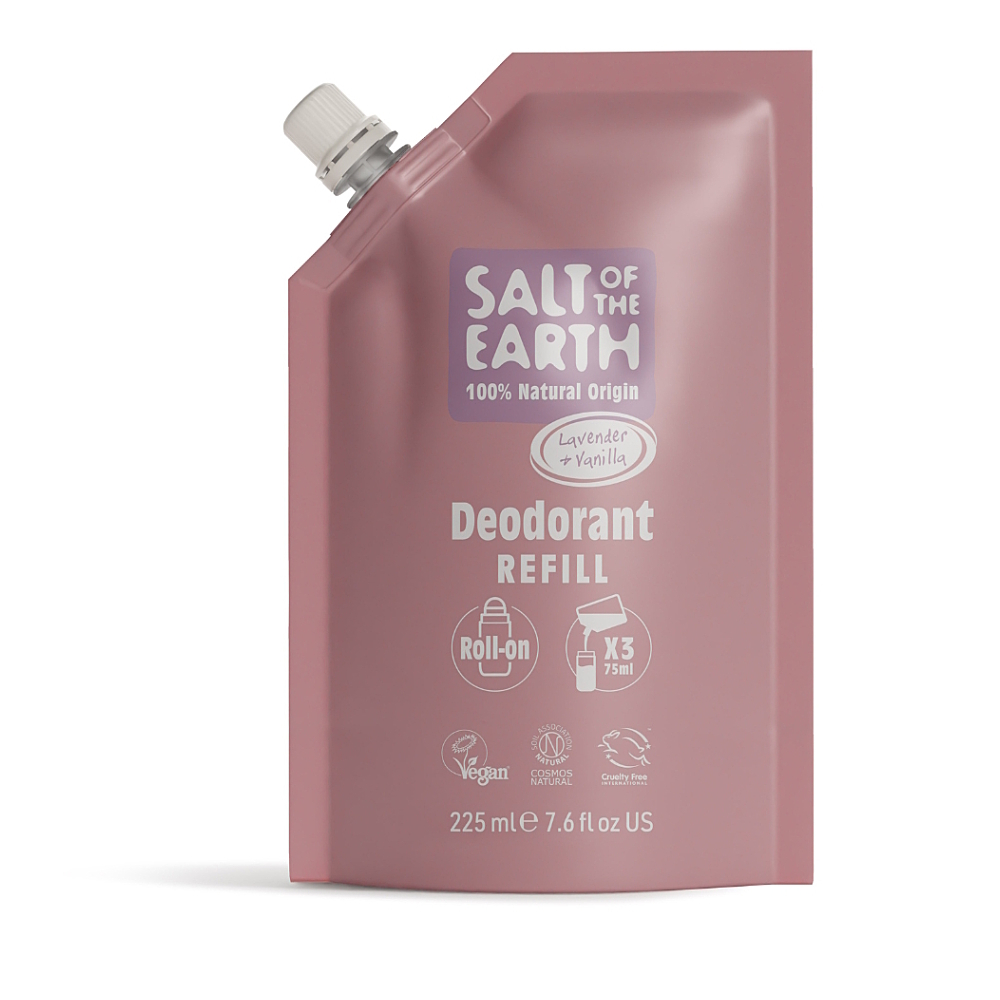 SALT OF THE EARTH Přírodní deo roll-on náplň lavender & vanilla 225 ml