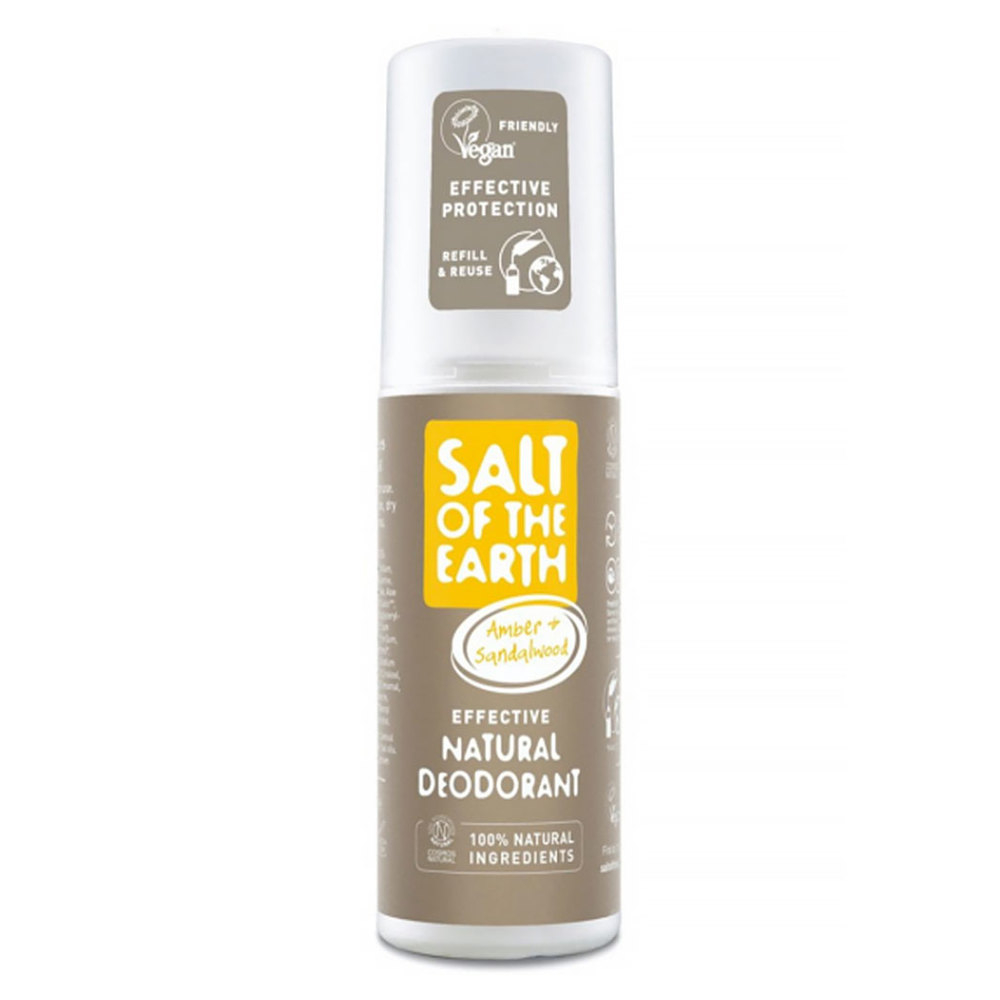 E-shop SALT OF THE EARTH Přírodní minerální deodorant spray Amber & Santalwood 100 ml