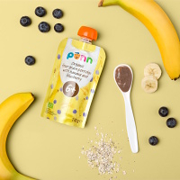 SALVEST Põnn Banán s borůvkou a obilnými vločkami BIO 110 g