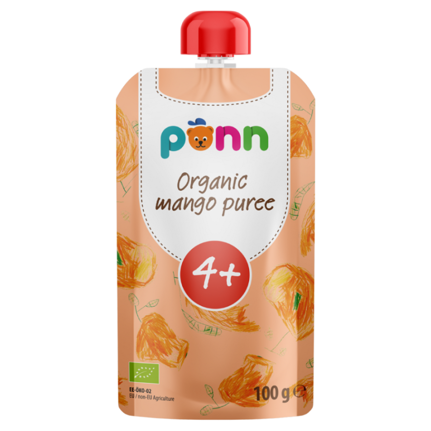 Levně SALVEST Põnn Ovocná kapsička Mango 100% BIO 100 g