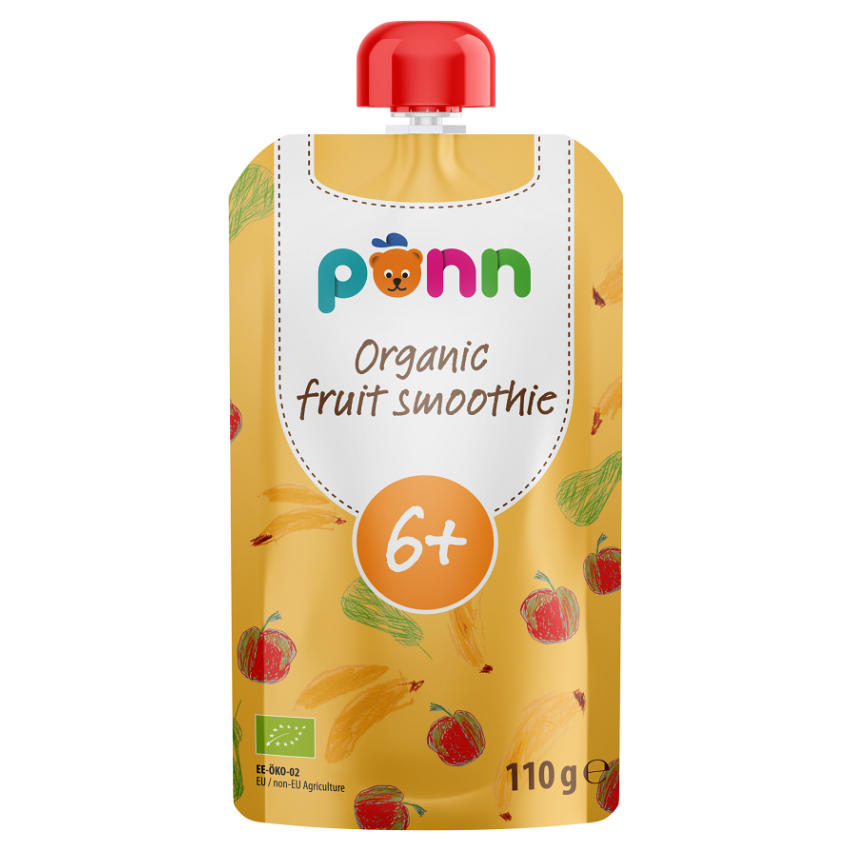 E-shop SALVEST Põnn Ovocné smoothie s ananasem BIO 110 g