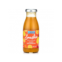 SALVEST Smushie BIO Ovocné smoothie s mangem, ananasem a pomerančovou dužinou 240 ml