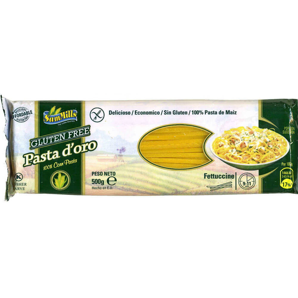 E-shop SAM MILLS Bezlepkové kukuřičné těstoviny Fettucine 500 g