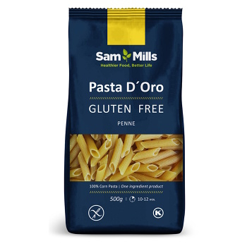 SAM MILLS Bezlepkové kukuřičné těstoviny Trubky 500 g (Bezlepkové těstoviny)