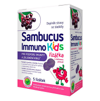 SAMBUCUS IMMUNO Kids lízátka 5 ks
