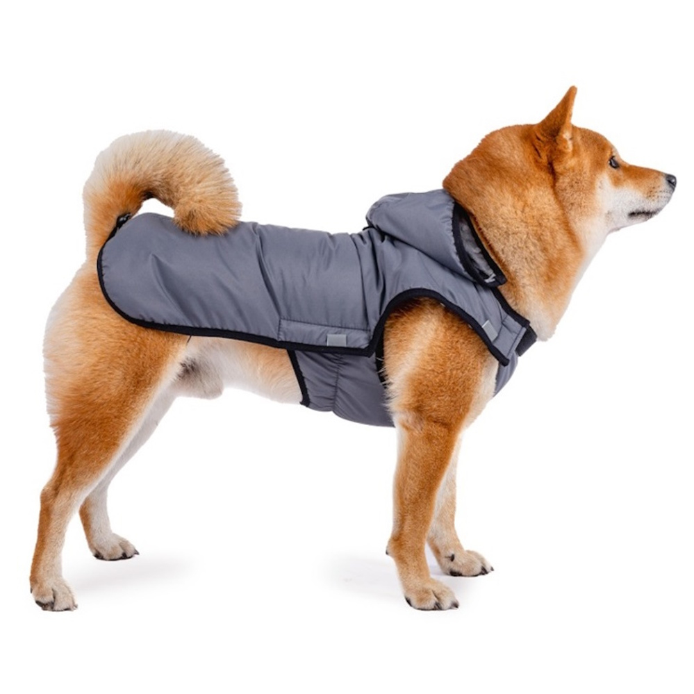 SAMOHÝL EXCLUSIVE Pastel Lux II Sport Zimní vesta pro psy šedá 1 ks, Velikost oblečku: 70