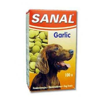 SANAL Garlic česnekový dospělý pes a.u.v. 100 tablet