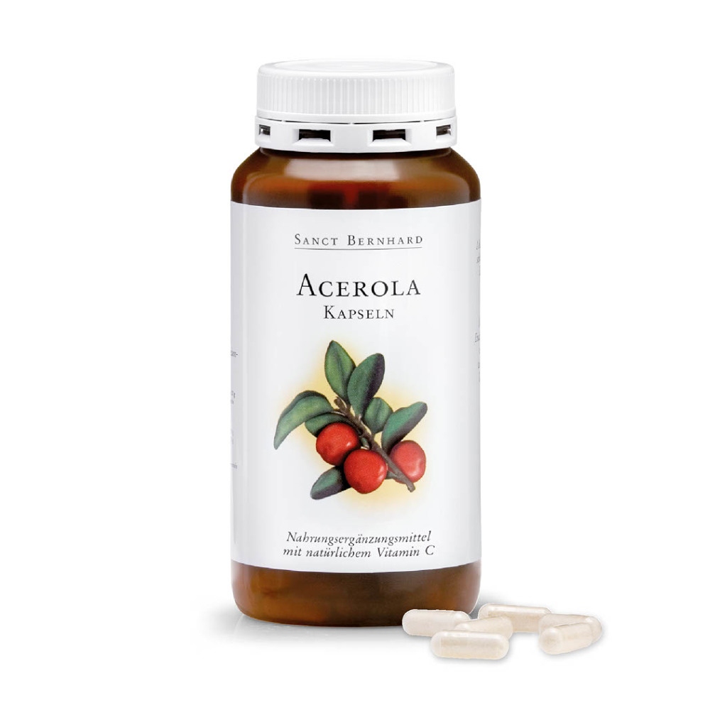 E-shop SANCT BERNHARD Acerola přírodní vitamin C 300 kapslí