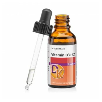 SANCT BERNHARD Vitamín D3+K2 kapky 30 ml