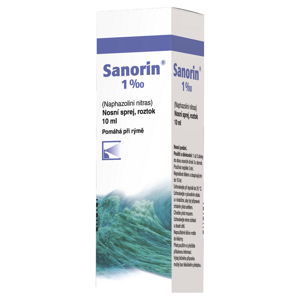 E-shop SANORIN 1‰ nosní sprej, roztok 10 ml