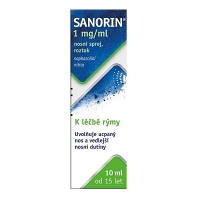 SANORIN 1mg/ml nosní sprej,roztok 10 ml
