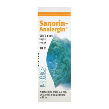 Sanorin-Analergin Nosní kapky, roztok 10 ml