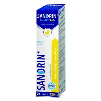 SANORIN Aqua Free Baby nosní sprej 120 ml