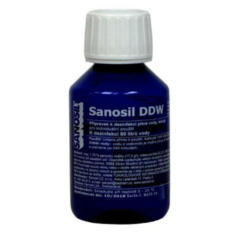 Levně Sanosil DDW dezinfekce pitné vody 80 ml/80l vody