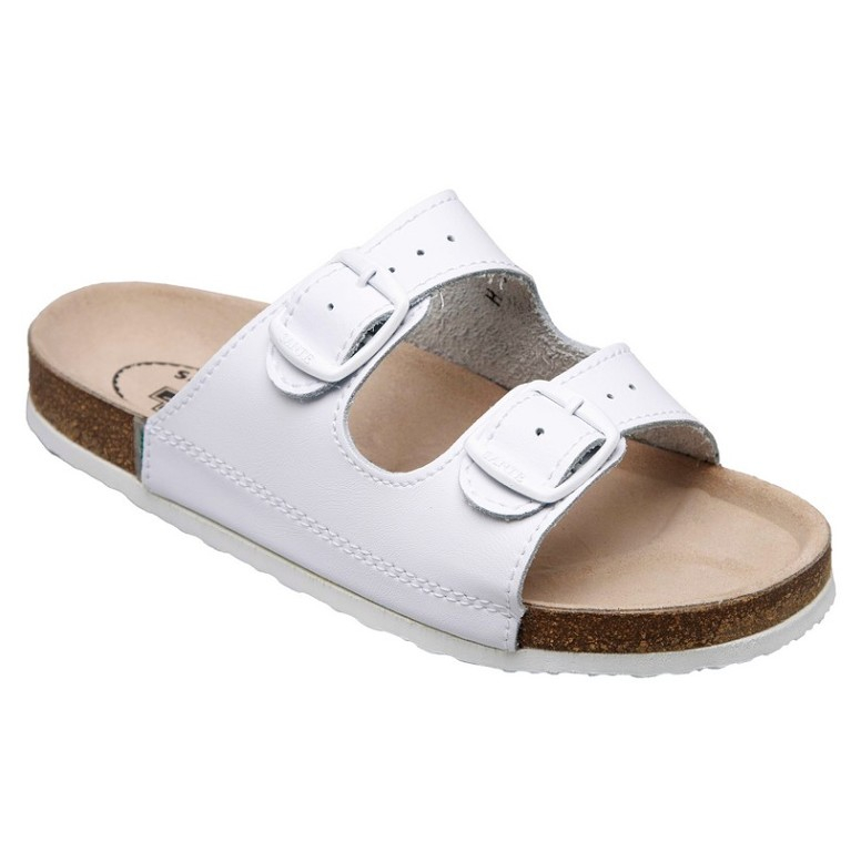E-shop SANTÉ Dámské pantofle bílé 1 pár, Velikost obuvi: 40