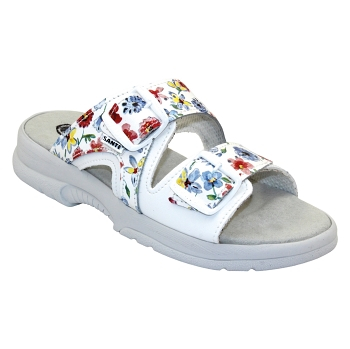 SANTÉ Dámské pantofle bílé, Velikost obuvi: 38 (Pracovní ortopedická obuv)