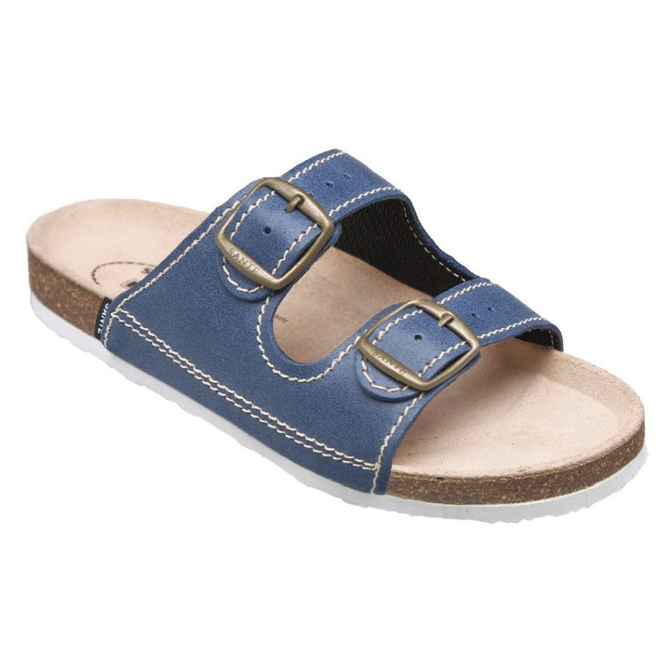 E-shop SANTÉ Dámské pantofle modré 1 pár, Velikost obuvi: 41