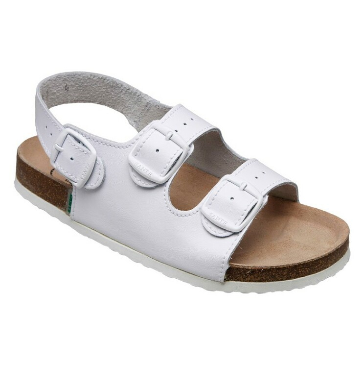 Levně SANTÉ Dámské sandále S bílé 1 pár, Velikost obuvi: 37