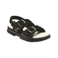 SANTÉ Dámské sandále černé 1 pár, Velikost obuvi: Velikost obuvi 37