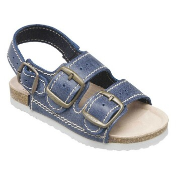 SANTÉ Dětské sandále modré 1 pár, Velikost obuvi: 31