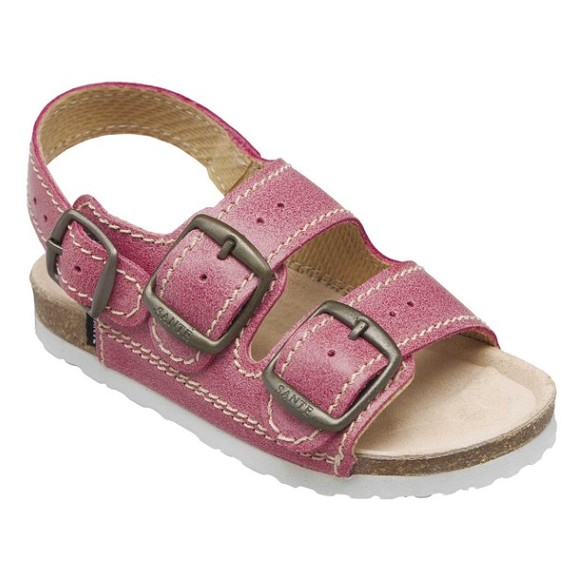 E-shop SANTÉ Dětské sandále červené 1 pár, Velikost obuvi: 27