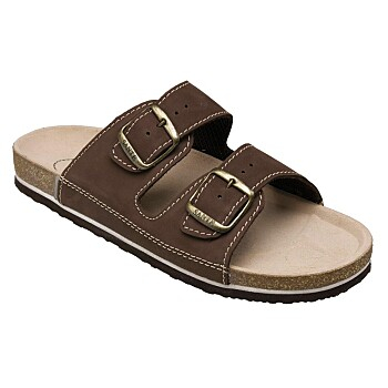 SANTÉ Pánské pantofle hnědé 1 pár, Velikost obuvi: 42 (Pánská ortopedická obuv)