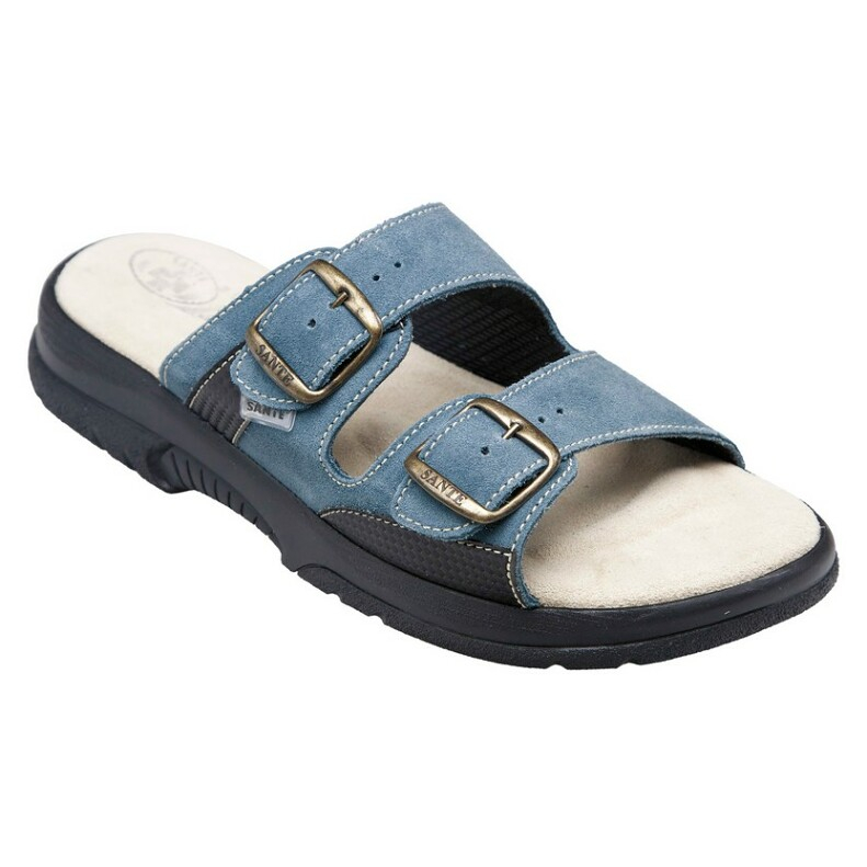 SANTÉ Pánské pantofle modré 1 pár, Velikost obuvi: 46
