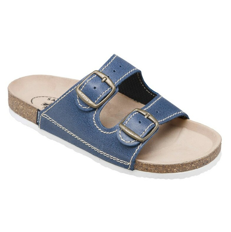 E-shop SANTÉ Pánské pantofle modré 1 pár, Velikost obuvi: 42