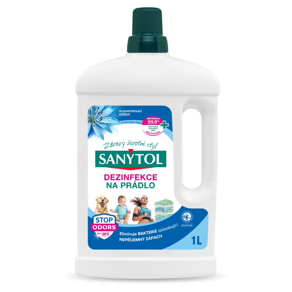 SANYTOL Dezinfekce na prádlo Active Fresh 1 l