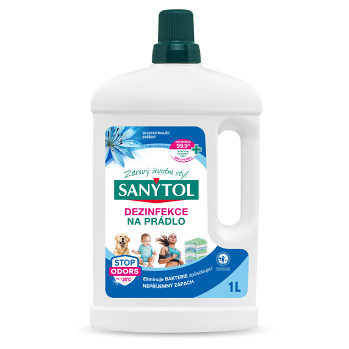SANYTOL Dezinfekce na prádlo Active Fresh 1 l (Prací gely)