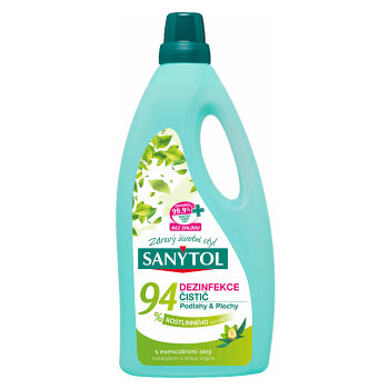 SANYTOL Dezinfekční univerzální čistič na podlahu 94% rostlinného původu 1 l
