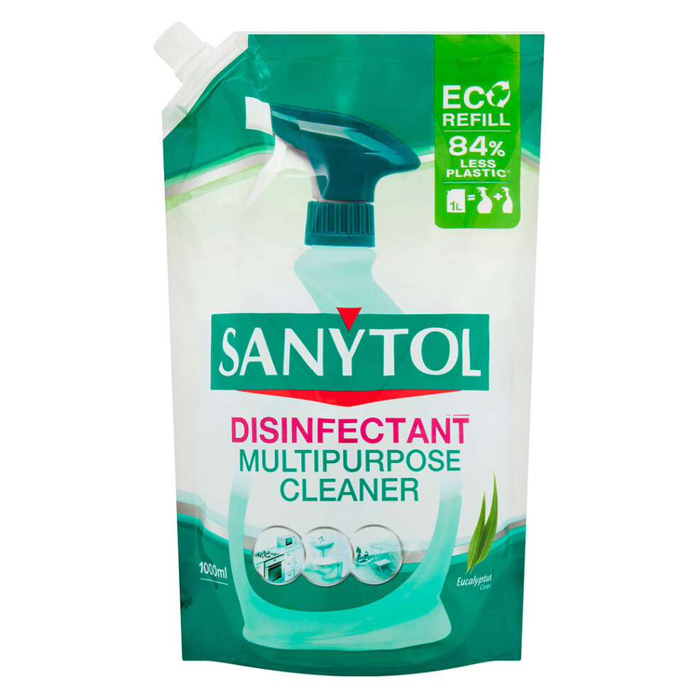 E-shop ﻿SANYTOL Dezinfekce univerzální čistič eukalyptus DOYPACK 1 000 ml