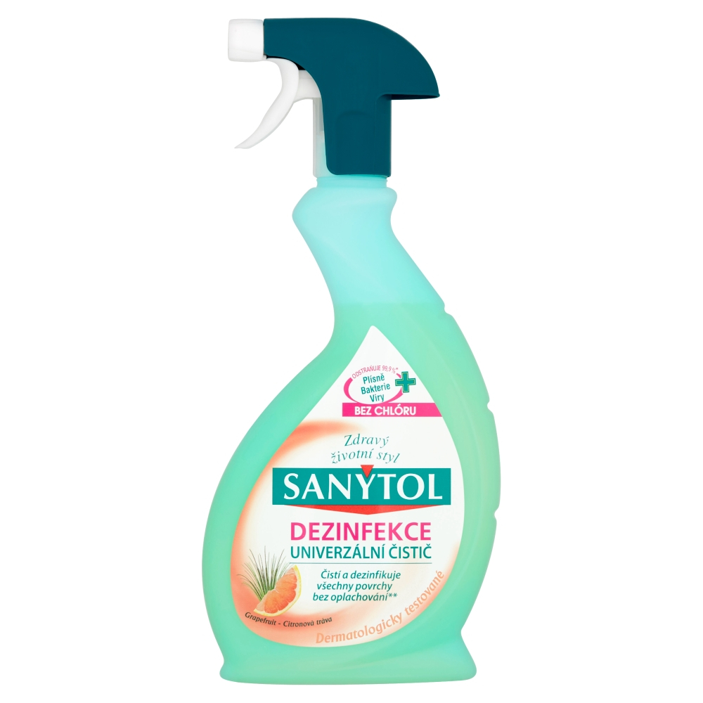 SANYTOL Dezinfekce univerzální čistič Grapefruit 500 ml