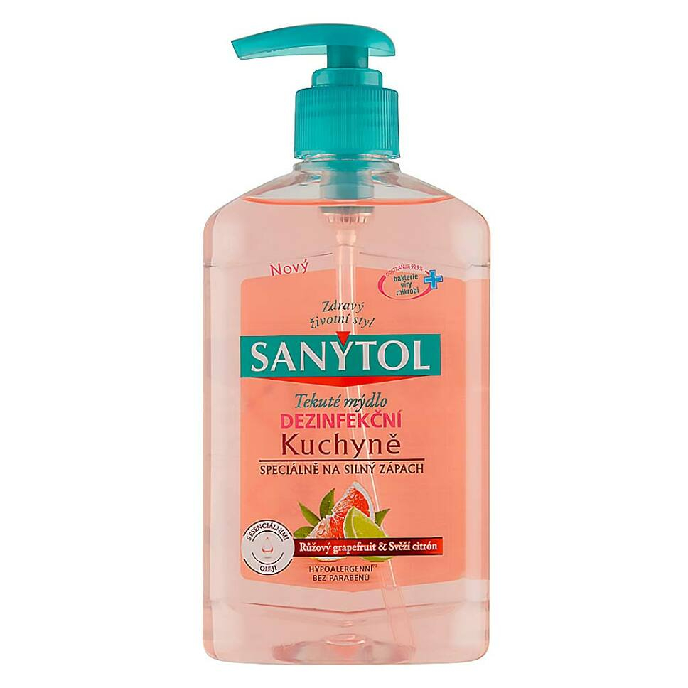 E-shop SANYTOL Dezinfekční mýdlo do kuchyně 250 ml