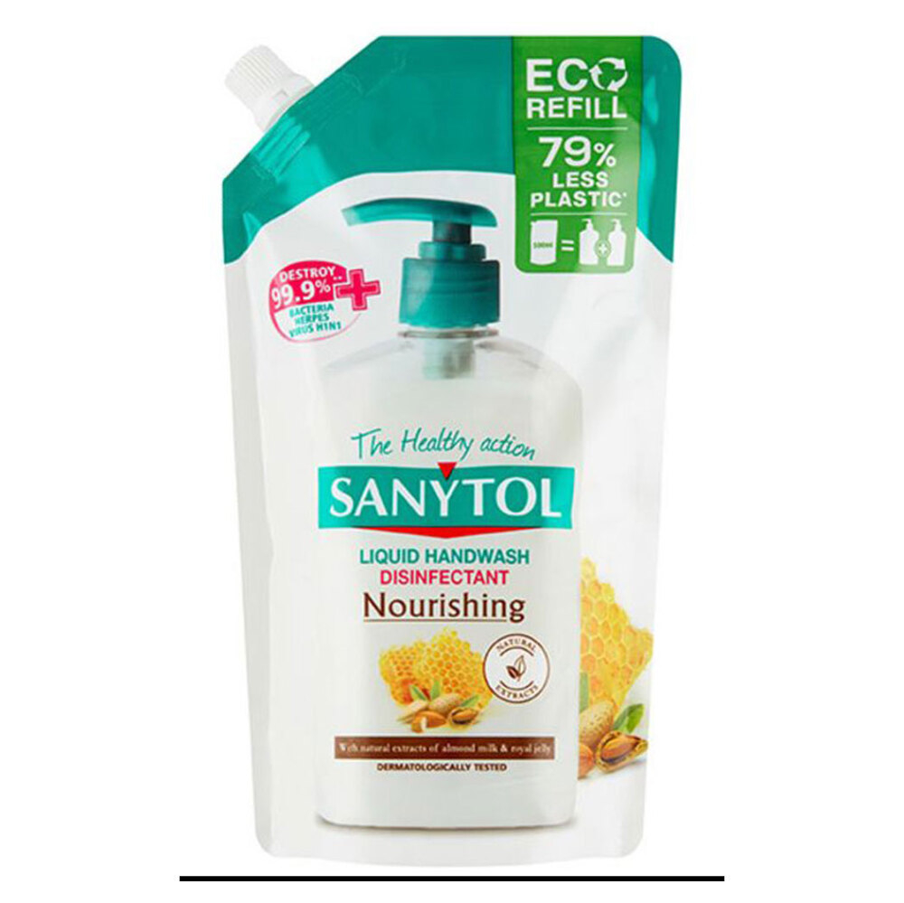 SANYTOL Dezinfekční mýdlo vyživující náhradní náplň DOYPACK 500 ml