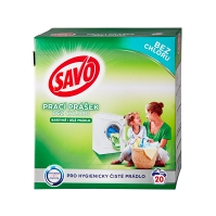 SAVO Bez chloru Universal Prací prášek 20 praních dávek