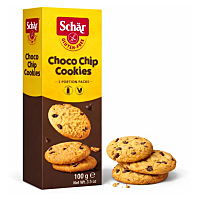 SCHÄR Choco chip cookies sušenky s kousky čokolády bez lepku 100 g
