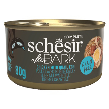 SCHESIR After Dark Wholefood konzerva pro kočky kuře a vejce 80 g