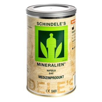 SCHINDELEHO MINERÁLY 390g 500 kapslí (Přípravky na průjem) - Vícesložkové