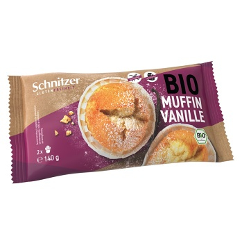 SCHNITZER Muffiny borůvkové BIO 2 kusy (Bezlepkové moučníky) - BIO