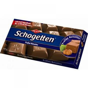 Schogetten nugátová čokoláda 100g