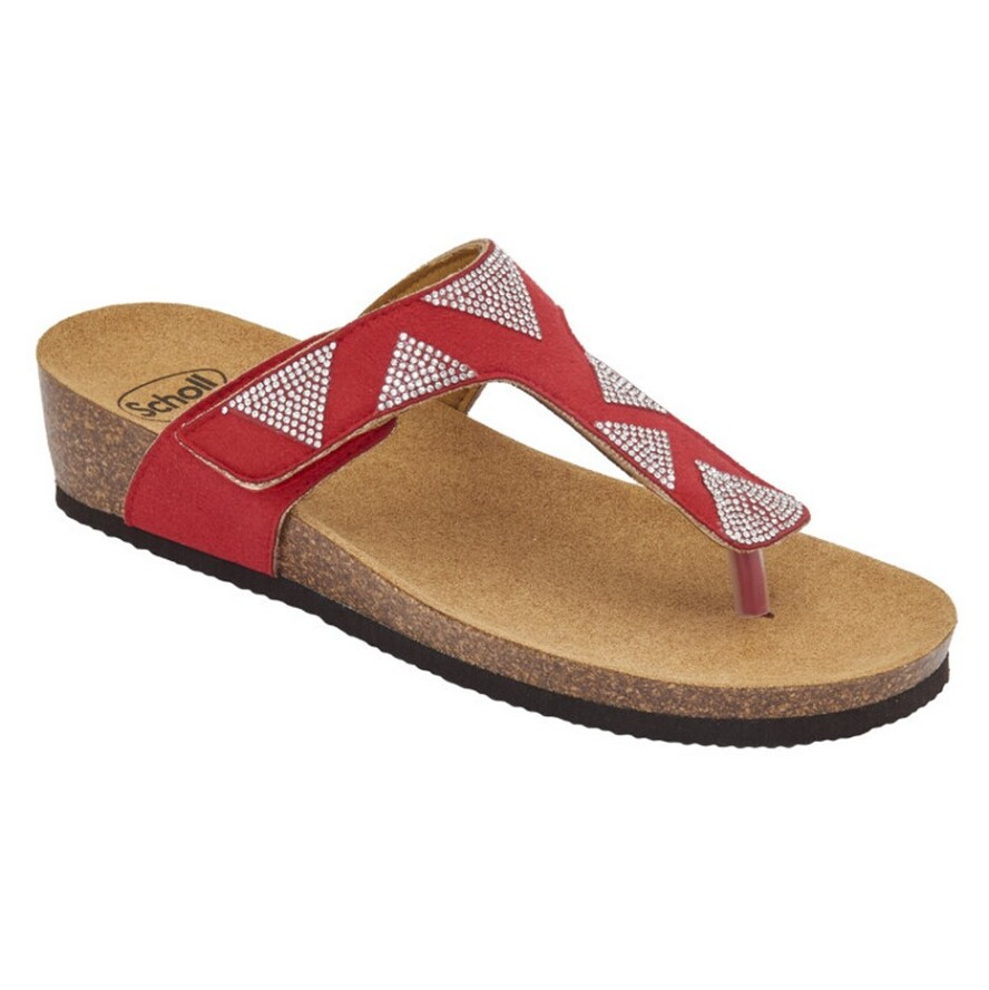 E-shop SCHOLL Dubaj flip-flop dámské žabky červené, Velikost obuvi: 40