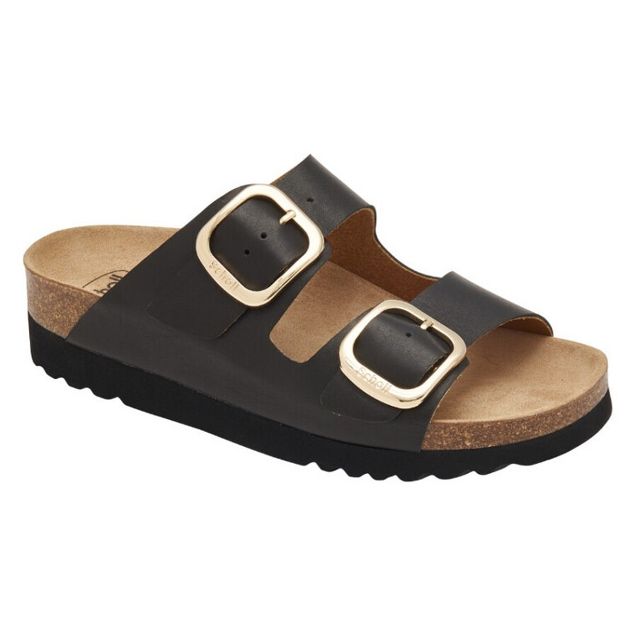 E-shop SCHOLL Ilary 2 straps ad dámské pantofle černé, Velikost obuvi: 40